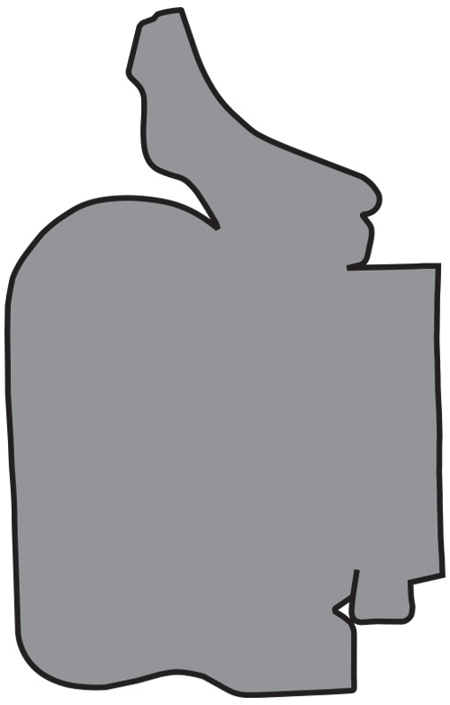 1959-1960 Chevrolet Impala Left Side Trunk Board Cardboard