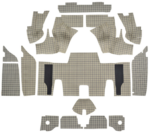 1961-1963 Ford Thunderbird Trunk Mat - Fleece | Fits: Convertible, with Boards