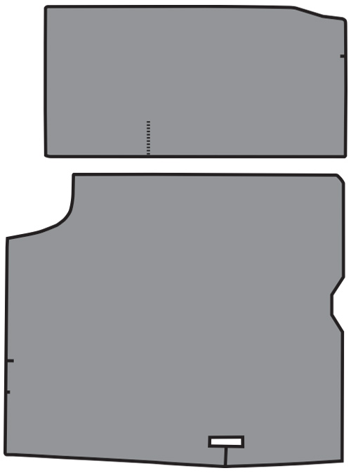 1964-1965 Oldsmobile Cutlass Trunk Mat - TM Vinyl