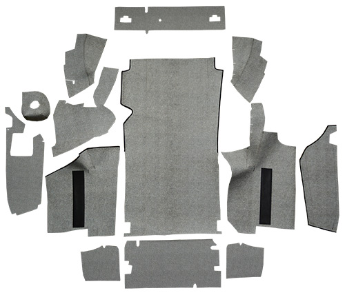 1965 Ford Thunderbird Trunk Mat - Fleece | Fits: Convertible, with Boards