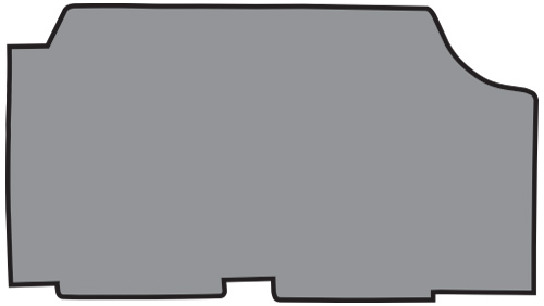 1966-1967 Dodge Charger Trunk Mat - TM Vinyl