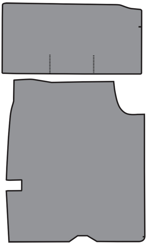 1966-1967 Oldsmobile Cutlass Trunk Mat - TM Vinyl