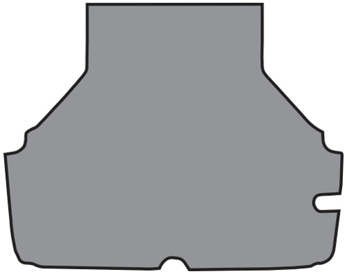 1968-1976 BMW 2002 Trunk Mat - TM Felt | Fits: 2DR