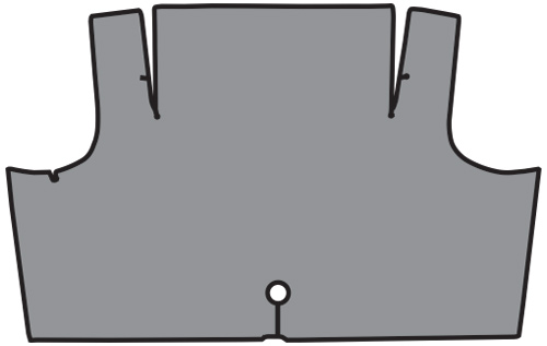 1969-1970 Mercury Cougar Trunk Mat - TM Vinyl | Fits: Coupe