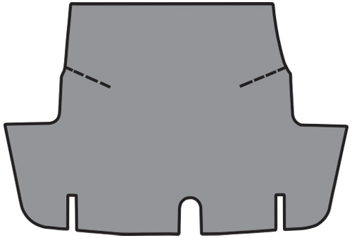 1968-1969 American Motors Javelin Trunk Mat - TM Foam