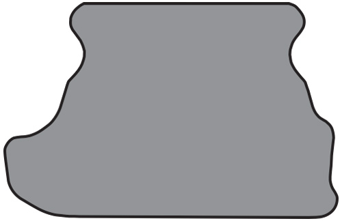 1979-1993 Ford Mustang Trunk Mat - TM Felt | Fits: Coupe