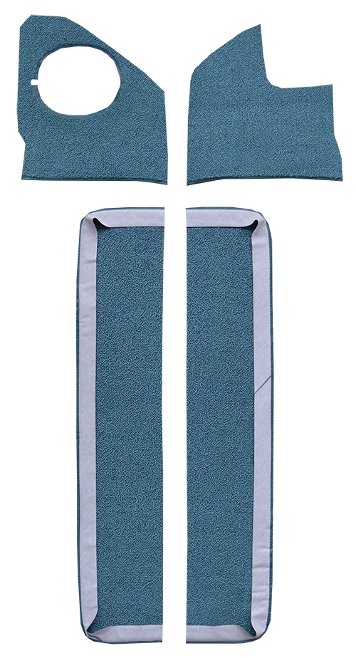 1963-1964 Chevy Biscayne Door & Kick Panel Carpet Replacement | Fits: with Air, Door & Kick Panel Inserts