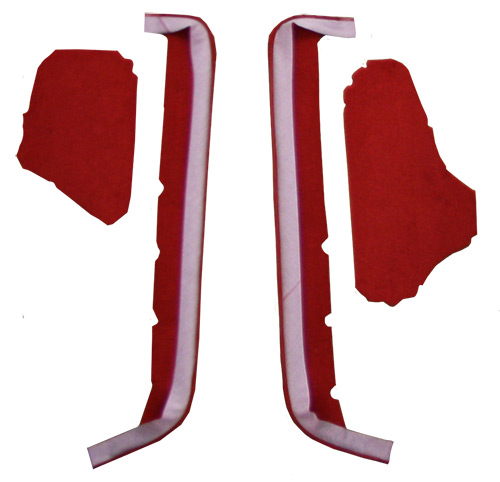 1990-1993 Corvette C4 Door Panel Replacement Carpet - Cutpile | Fits: Inserts