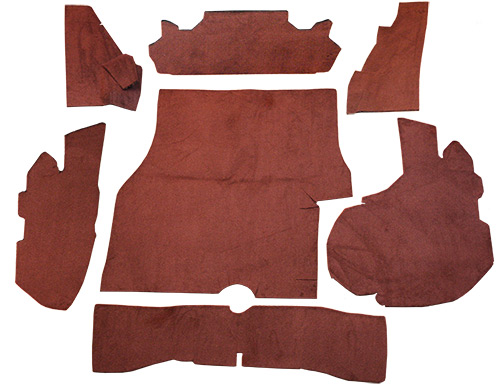 1981-1988 Chevy Monte Carlo Trunk Mat - Cutpile | Fits: Kit with Boards