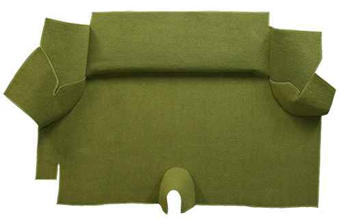 1969-1970 Ford Mustang Trunk Mat - Nylon | Fits: Fastback, Trunk Kit Floor Only