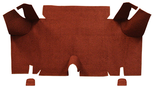 1965-1966 Ford Mustang Trunk Mat - Nylon | Fits: Fastback, Trunk Kit Floor Only