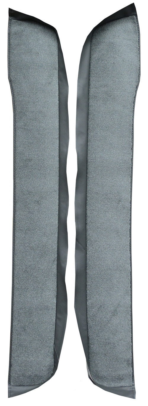 1987-1989 Ford Mustang Door Panel Replacement Carpet - Cutpile | Fits: Convertible, Inserts