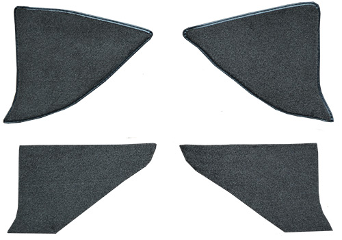 1973 Chevy Blazer Kick Panel Carpet Replacement - Loop | Fits: Inserts with Cardboard