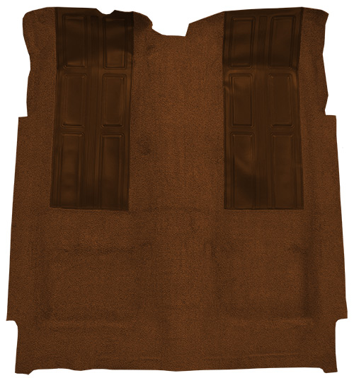 1972-1973 Ford Torino Carpet Replacement - Loop - Complete | Fits: 2DR, Auto, GT with 2 Dark Saddle Inserts