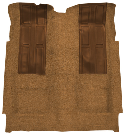 1972-1973 Ford Torino Carpet Replacement - Loop - Complete | Fits: 2DR, Auto, GT with 2 Fawn Inserts