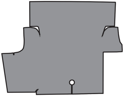 1969-1970 Ford Mustang Trunk Mat - Burtex | Fits: Coupe