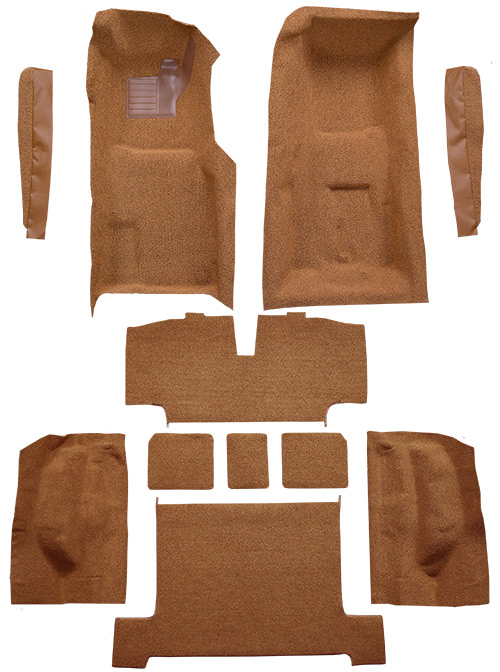 1969 Corvette C3 Carpet Replacement - Cutpile - Complete | Fits: 4spd, Complete with Pad