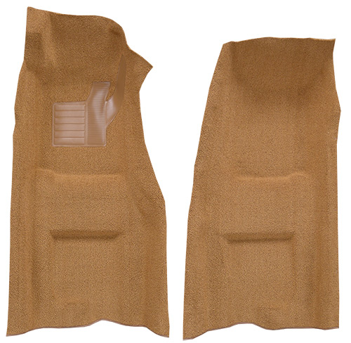 1969 Corvette C3 Carpet Replacement - Cutpile - Front | Fits: Auto, Front with Pad