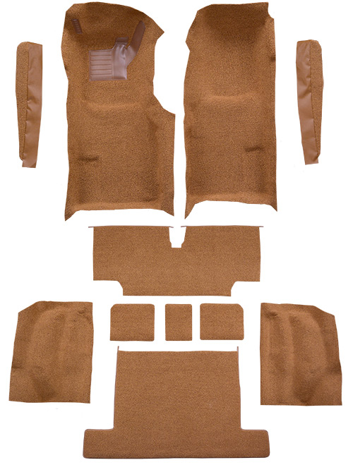 1976 Corvette C3 Carpet Replacement - Cutpile - Complete | Fits: Complete with Pad