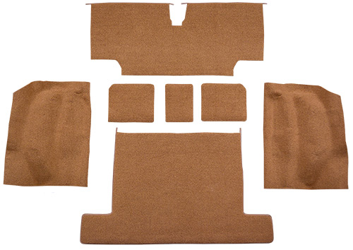 1976 Corvette C3 Carpet Replacement - Cutpile - Rear Area | Fits: Rear without Pad