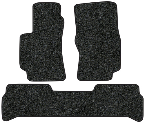 1988-1990 Toyota Land Cruiser Floor Mats - 3pc - Nylon | Fits: 2pc Frts & 1pc Rr