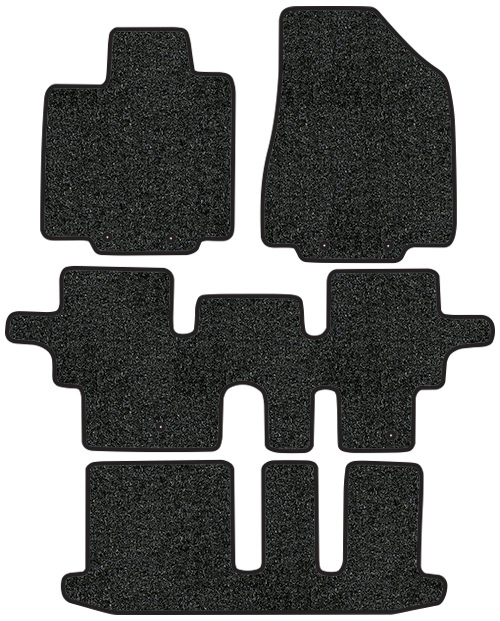 2013-2018 Fits Nissan Pathfinder Floor Mats - 4pc - Cutpile | Fits: 2pc Frts & 2pc Rr Runners