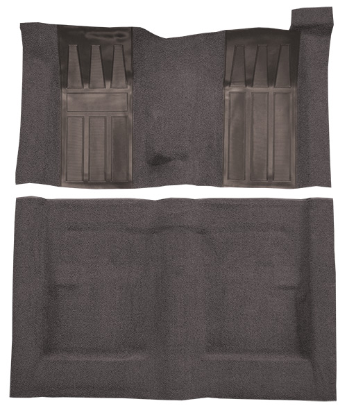 1970-1971 Mercury Cyclone GT Carpet Replacement - Loop - Complete | Fits: 4spd, with 2 Gray Inserts