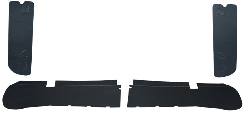 1967-1968 Mercury Cougar 2 Tail Light Covers and 2 Quarter Covers Board