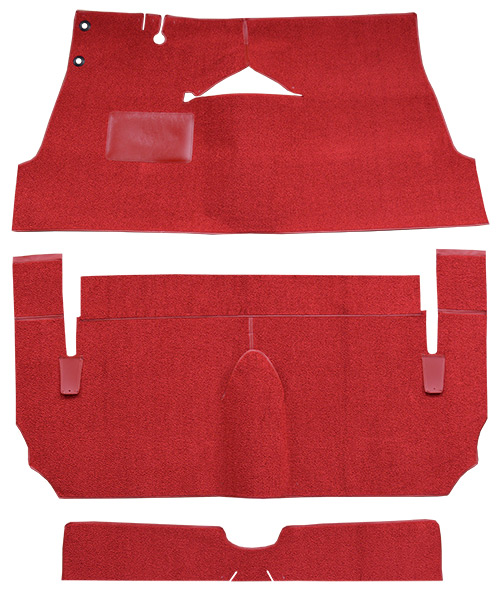 1956 Cadillac DeVille Carpet Replacement - Complete - Loop | Fits: 2DR, Coupe