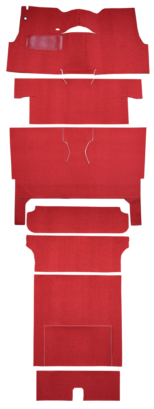 1956 Chevrolet Two-Ten Series Carpet Replacement - Loop - Complete | Fits: 2DR, Wagon, Bucket Seat