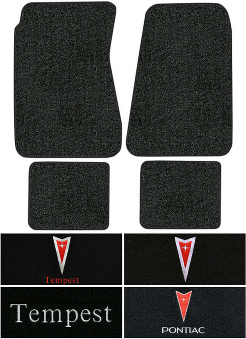 1968-1970 Pontiac Tempest Floor Mats - 4pc - Loop