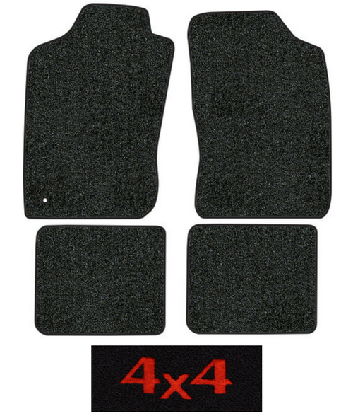 1990-2002 Toyota 4Runner Floor Mats - 4pc - Cutpile