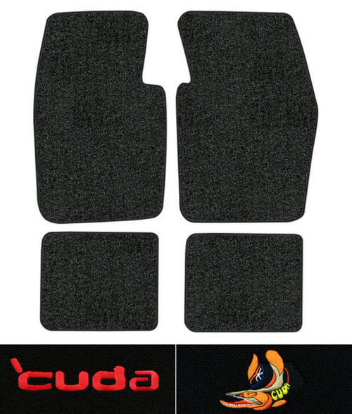 19701973 Plymouth Cuda Floor Mats 4pc Loop eBay
