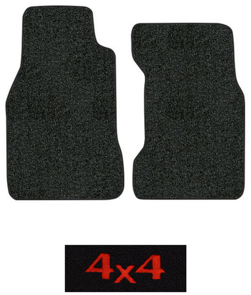 1984 Toyota Pickup Floor Mats - 2pc - Cutpile | Fits: Regular Cab