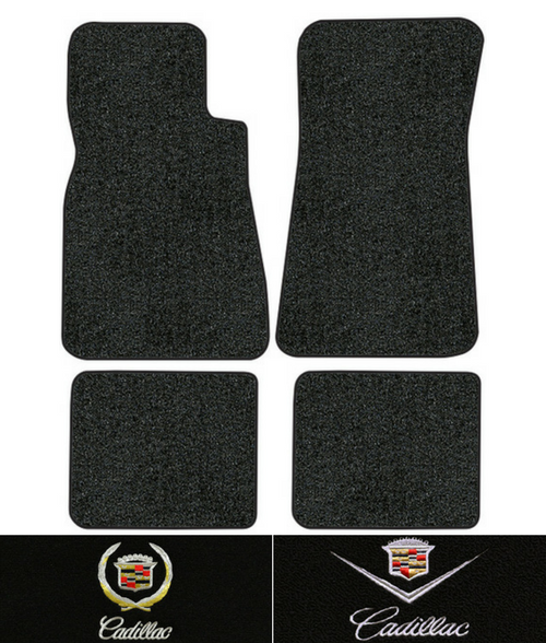 1987-1992 Cadillac Brougham Floor Mats - 4pc - Cutpile | Fits: Rear Wheel Drive