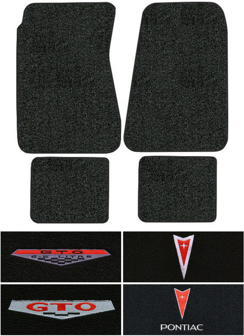 1966-1967 Pontiac GTO Floor Mats - 4pc - Loop | Fits: Auto
