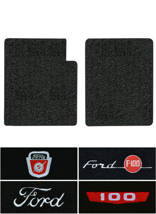1961-1964 Ford F-100 Floor Mats - 2pc - Loop