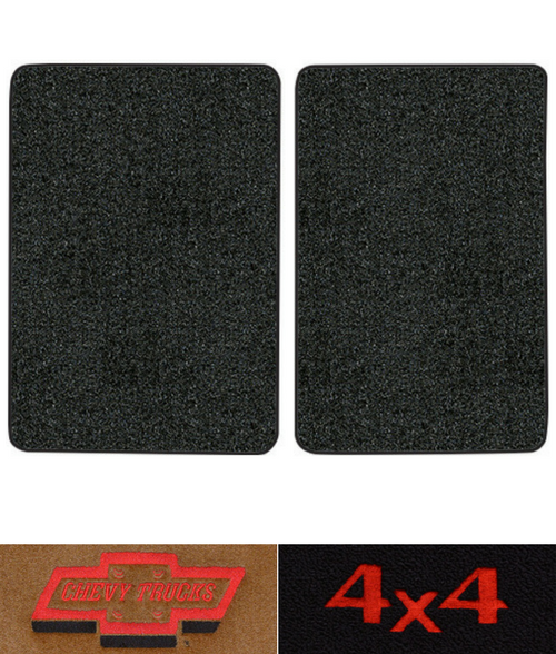 2001-2002 Chevy C3500 Floor Mats - 2pc - Cutpile | Fits: Regular Cab, Extended Cab, Old Body Style