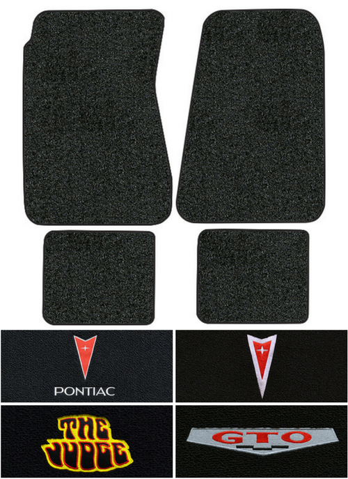 1968-1972 Pontiac GTO Floor Mats - 4pc - Loop | Fits: Auto