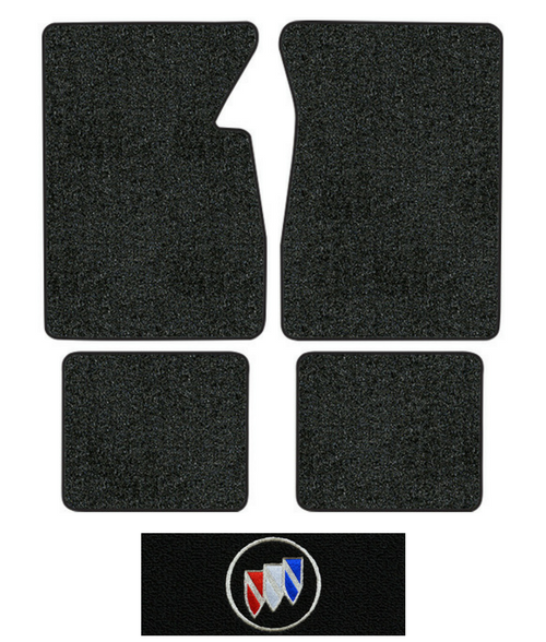 1954-1956 Buick Century Floor Mats - 4pc - Daytona