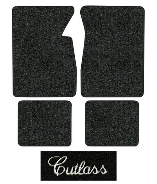 1959-1960 Oldsmobile Dynamic Floor Mats - 4pc - Tuxedo