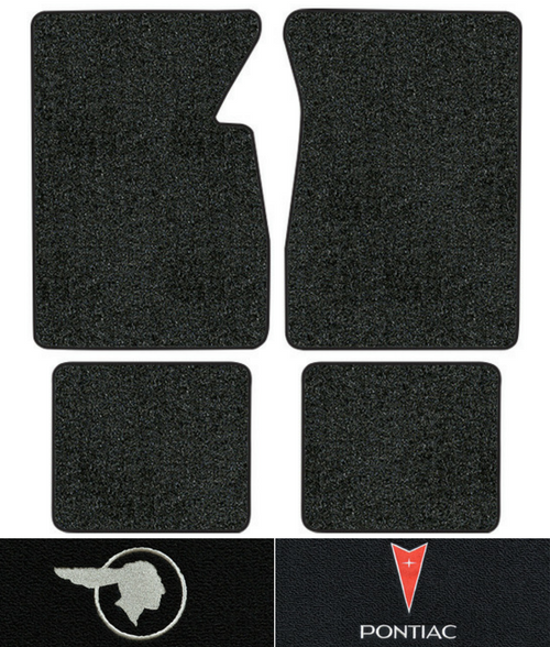 1955-1956 Pontiac Chieftain Floor Mats - 4pc - Daytona