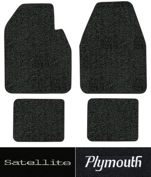 1965 Plymouth Satellite Floor Mats - 4pc - Loop | Fits: Auto