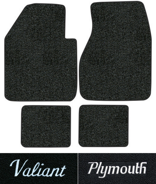 1962 Plymouth Valiant Floor Mats - 4pc - Loop