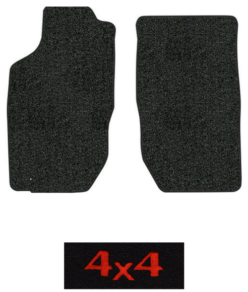 2001-2004 Toyota Tacoma Floor Mats - 2pc - Cutpile | Fits: Regular Cab