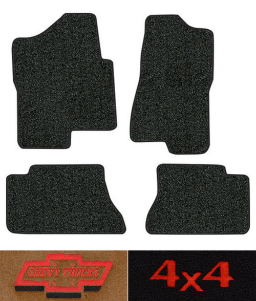 1999-2006 Chevy Silverado 1500 Floor Mats - 4pc - Cutpile | Fits: Crew Cab