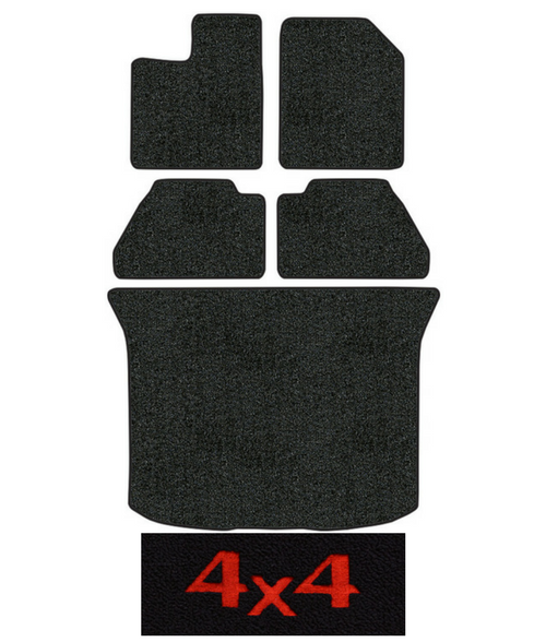 2011-2015 Lincoln MKX Floor Mats - 5pc - Cutpile | Fits: 2pc Frts 2pc Rrs & Cargo