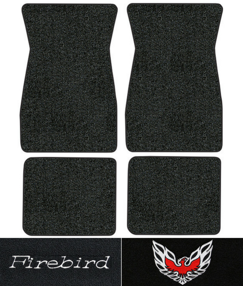 1974-1981 Pontiac Firebird Floor Mats - 4pc - Cutpile