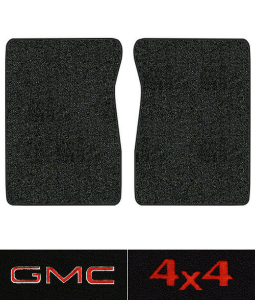 1971-1973 GMC C15/C1500 Pickup Floor Mats - 2pc - Loop | Fits: Cut & Sewn
