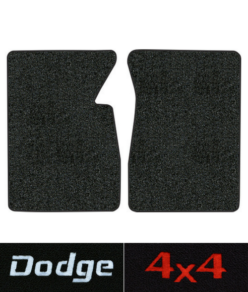 1974 Dodge D100 Pickup Floor Mats - 2pc - Cutpile